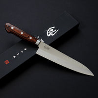 NAKAMURA STAINLESS KAISHIN 3 LAYER GYUTO 180MM WESTERN HANDLE