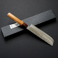 SAKAI TAKAYUKI VG10 33 LAYER DAMASCUS NAKIRI 160MM KEYAKI HANDLE