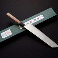 KIKUICHI GINSAN SANMAI KIRITSUKE GYUTO 240MM WALNUT HANDLE