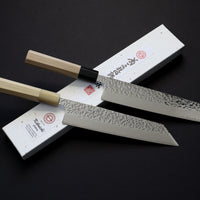 KIKUICHI AUS10 MIRROR TSUCHIME KIRITSUKE GYUTO 210MM MAGNOLIA HANDLE