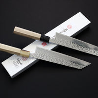 KIKUICHI AUS10 MIRROR TSUCHIME KIRITSUKE GYUTO 240MM MAGNOLIA HANDLE
