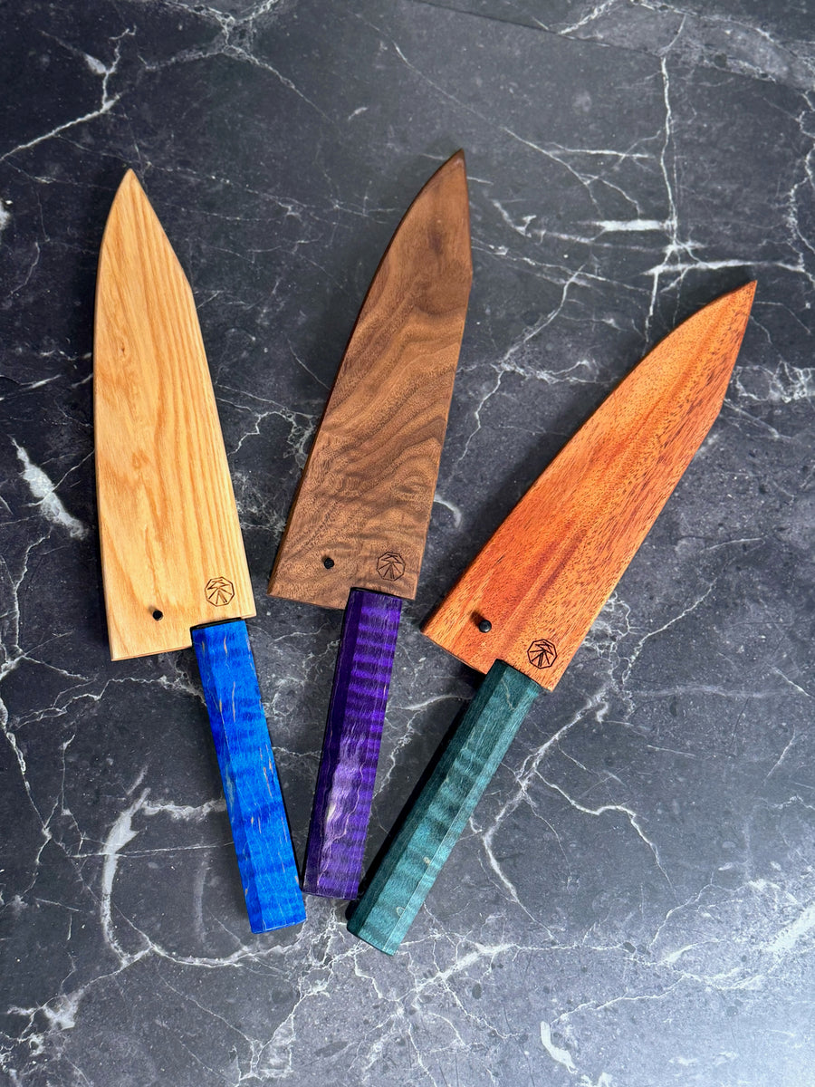 RYKY x TAKU "NOBU" 180MM KIRITSUKE WOODEN SAYA