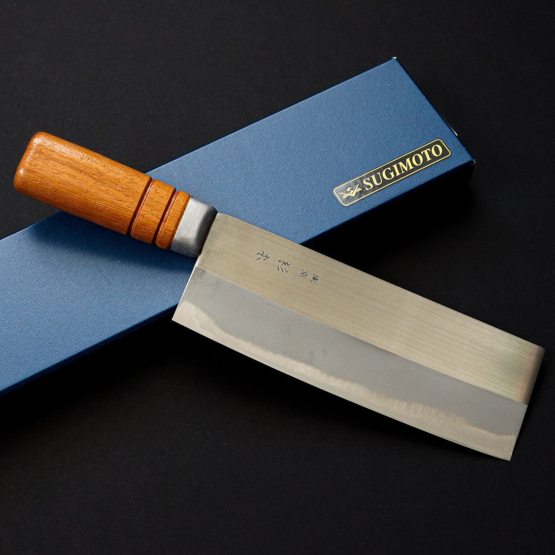 SUGIMOTO DUCK KNIFE CHROMIUM MOLYBDENUM 190MM NATURAL WOOD HANDLE