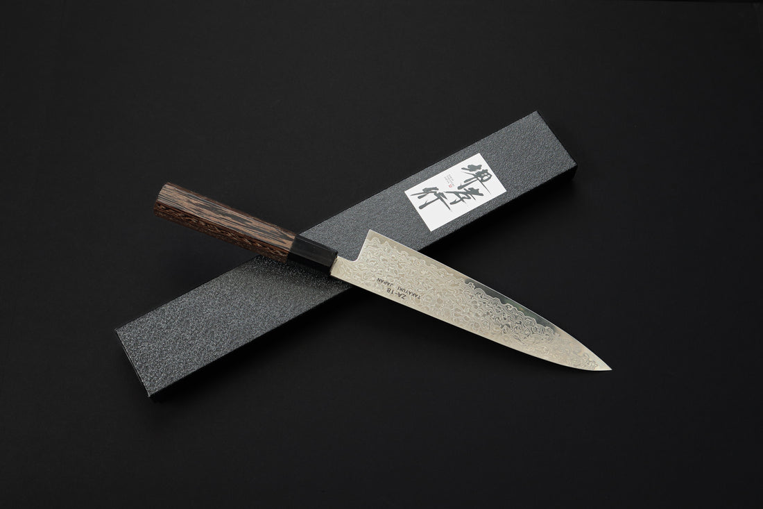 SAKAI TAKAYUKI ZA18 GALAXY DAMASCUS GYUTO 210MM WENGE HANDLE
